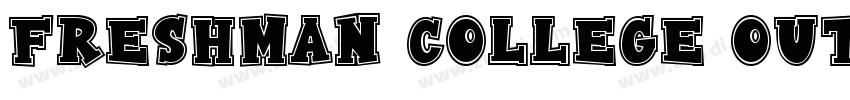Freshman College Out字体转换
